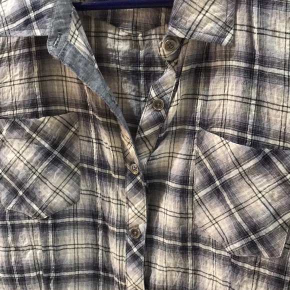 Long Sleeve Plaid Shirt - Picture 2 of 8